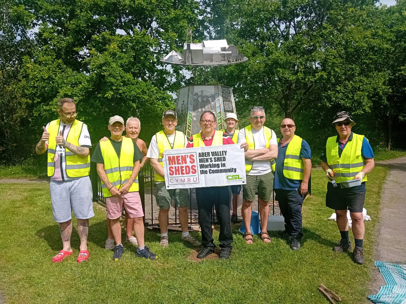 Thank you to Aber Valley Men's Shed